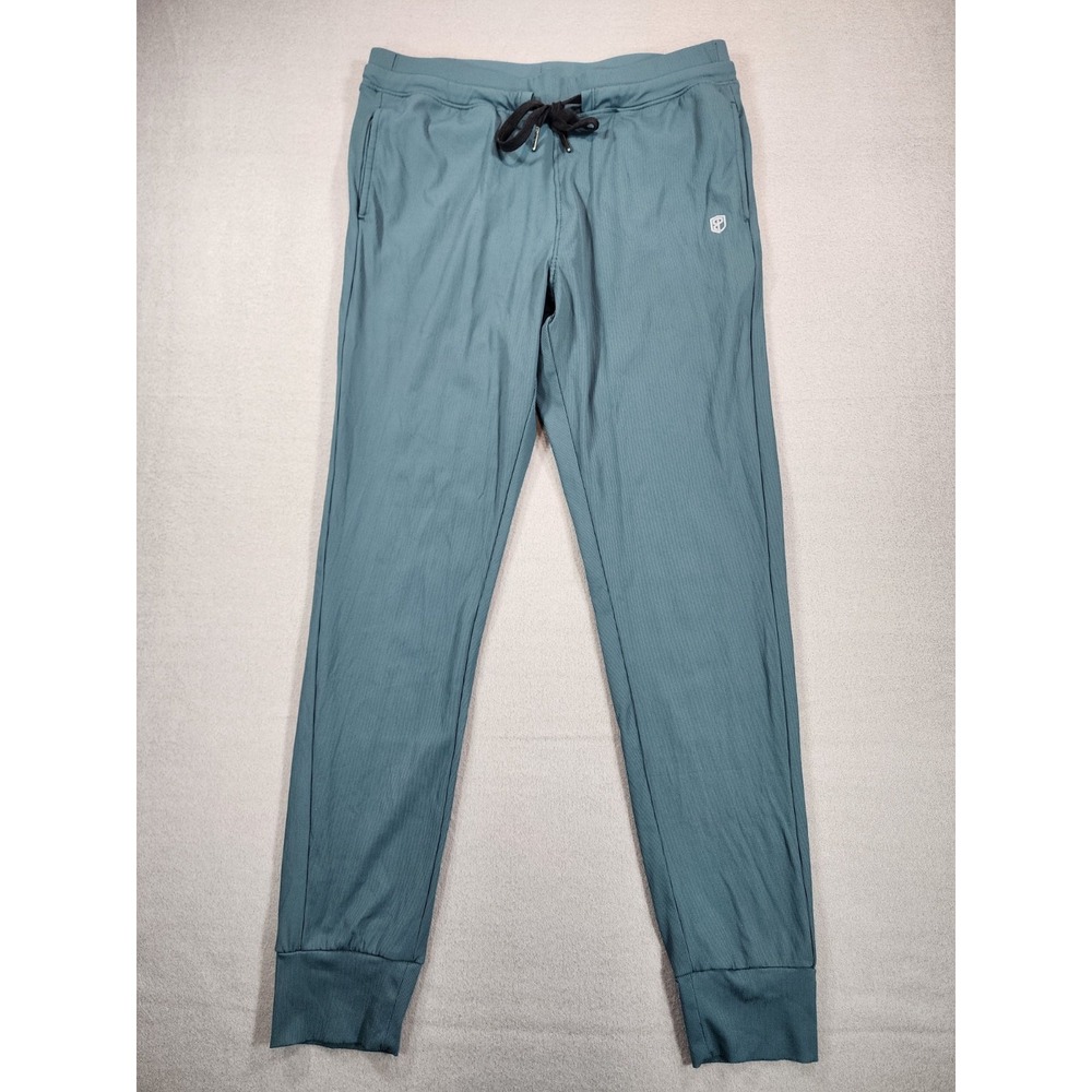Born Primitive Recovery Jogger Men's Small Slate Blue Pants Tapered Ribbed